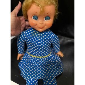 VINTAGE 1967 MATTEL MRS BEASLEY BLONDE DOLL STUFFED ANIMAL PLUSH TOY NON WORKING